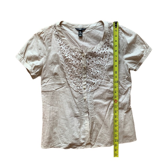 H&M Lace Detailed Blouse, Size 14 - Picture 4 of 6